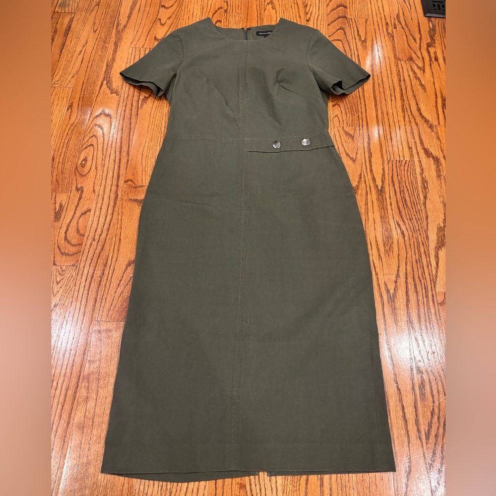 Banana Republic Olive Midi Dress